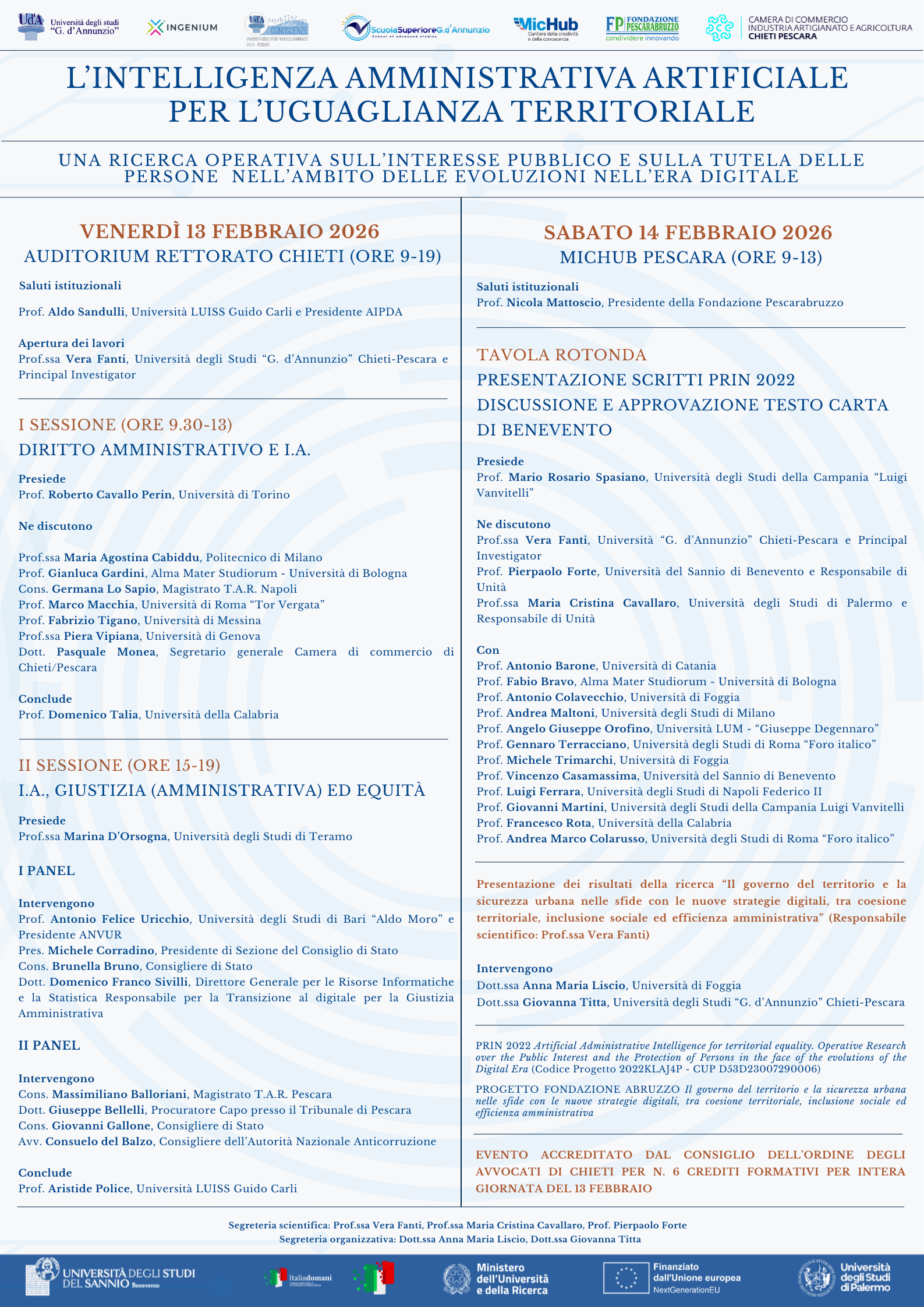 Evento 13-14 febbraio - versione